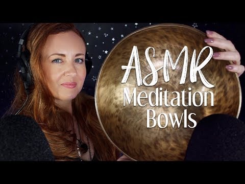 SLEEPY ASMR 💤 Himalayan Singing Bowls 💤 Sounds & Soft Talking