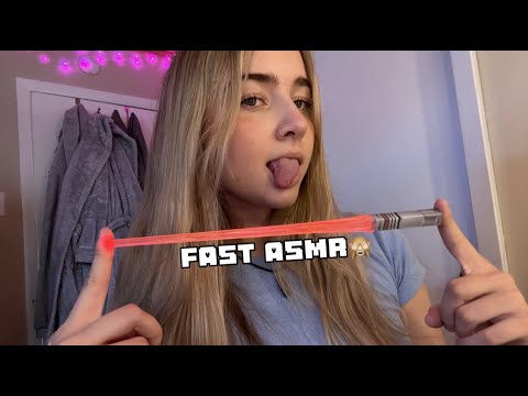 ASMR Various Fast & Aggressive Triggers (follow instructions, hand & mouth sounds, visual triggers)