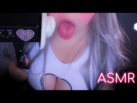 asmr 💘 DEEP ear eating & fluttering with PANNING (left to right)