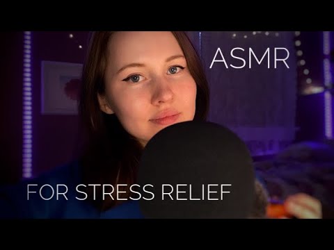 ASMR~Stress Plucking, Positive Affirmations, Mic Brushing (CV for Tyler)✨