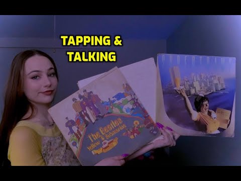 ASMR | Tapping and Tracing on Records 🎶😴 | Whispered