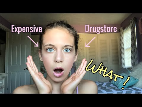 Drugstore VS expensive makeup 😍😱😱
