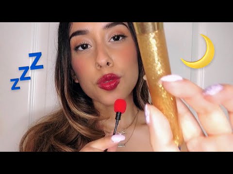 ASMR AFTER A LONG DAY (Face Tracing, Brushing, Positive Affirmations)