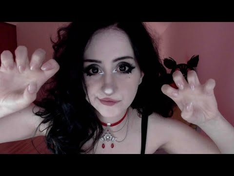 ASMR ✞ Weird girl does weird things to your face