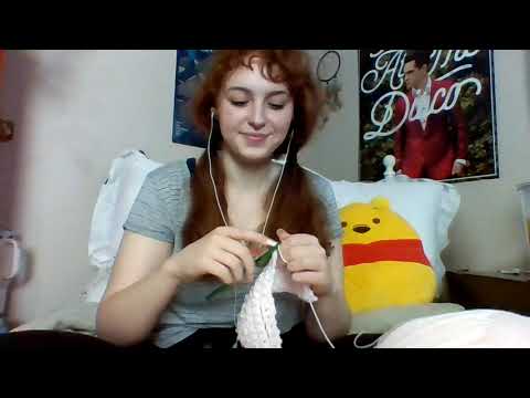 Softly humming while crocheting ASMR