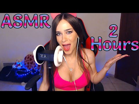 ASMR- 2 Hours of 20 Triggers to make you Sleep or Relax, help for Anxiety &  Bad Moments 💙☺️