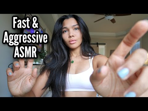 ASMR | Fast & Aggressive ASMR With No Plan or Script ⚡️💙 | Mouth Sounds