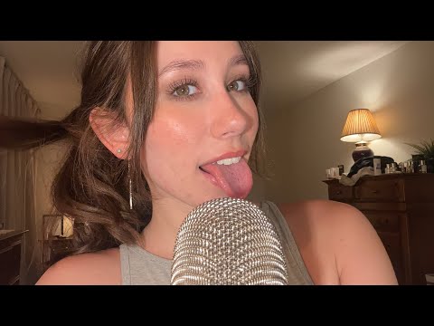 ASMR | Fast & Sensitive Mouth Sounds (W/ Mic Gripping, Visuals, Etc.)