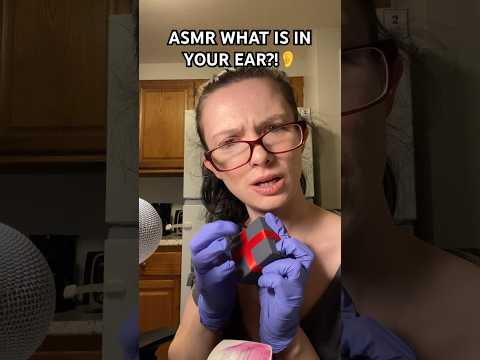 ASMR SOMETHING STUCK IN YOUR EAR 👂 #asmr #asmrsounds #shorts #shortsvideo #asmrforsleep