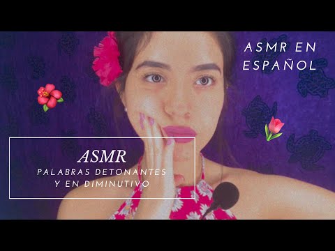 ASMR/ Palabras en diminutivo y detonantes para ayudarte a dormir/ ASMR en español/ Andrea ASMR🦋
