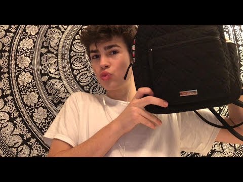 ASMR- whats in my bag((: