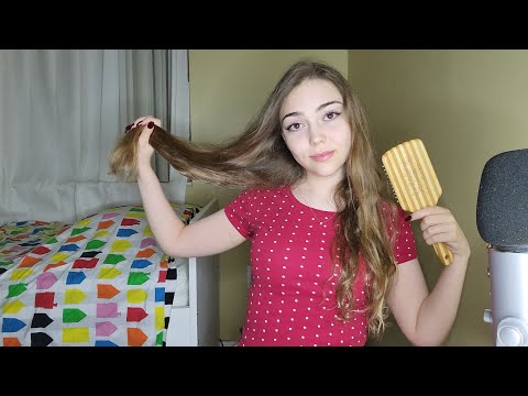 ASMR | 30+ Minutes Hair Brushing, Styling, Playing (NO TALKING)