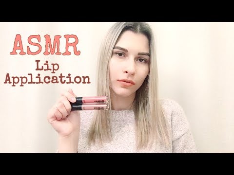 АСМР Крашу губы Коллекция помад для губ/ASMR lip application