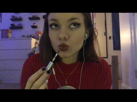 ASMR | Lip Gloss Pumping, Application, & Tapping 💄👄 w/ Mouth Sounds