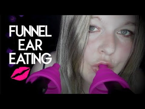 ASMR | INTENSE Funnel Ear Eating 👅👂 Mouth Sounds (NO TALKING)