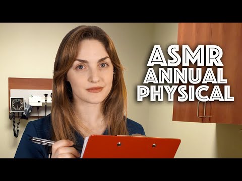 ASMR Doctor | Annual Physical Exam (4k and realistic)