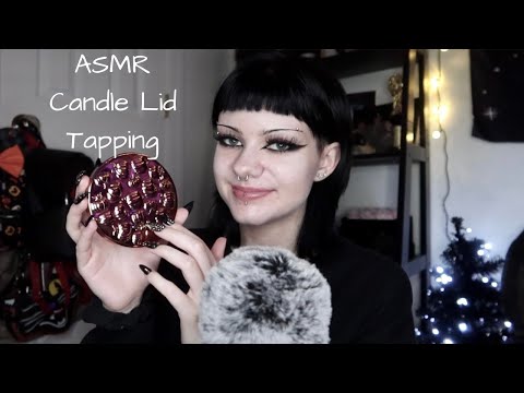 ASMR | Candle Lid Tapping & Scratching 😴