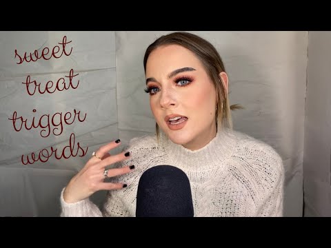ASMR | sweet holiday trigger words & writing sounds