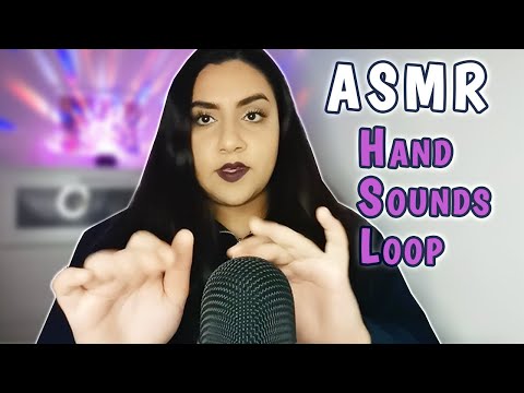 ASMR Best Fast and Aggressive Hand Sounds Loop (No talking) | Finger Flutter, Nail Rubbing & more