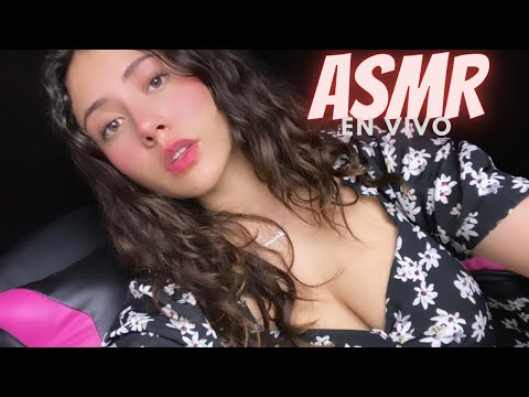 ASMR en español en vivo, triggers al azar! φ(゜▽゜*)♪