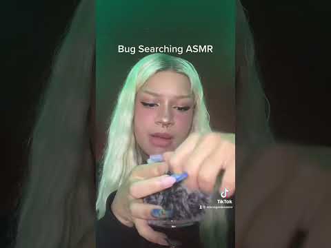 Fluffy Mic Bug Searching ASMR! Head massage + scratching and plucking