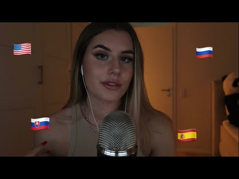 ASMR trigger words in different languages