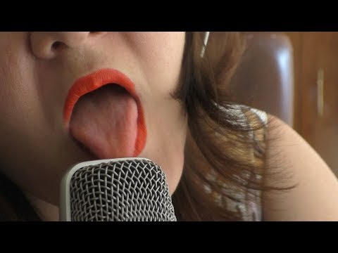 ASMR Licking 👅, Kissing💋 , Mouth Sound👄, Breathing ~ АСМР Звуки рта, поцелуи, дыхание, шепот