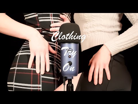 Trying On All My Work Clothes: Fabric and Clothing Sounds ASMR