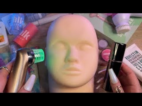 ASMR :) Skincare Treatment on Mannequin (repost)