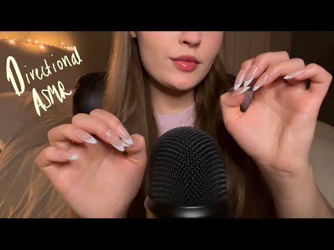 ASMR | nail & mic tapping + scratching with relaxing instructions | directional asmr | Danny’s CV