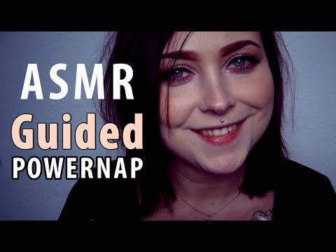 ASMR Whispered Guided Power Nap w/ relaxing music