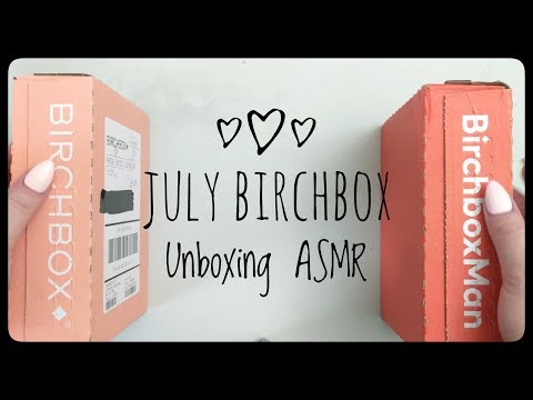 July Birchbox Unboxing ASMR