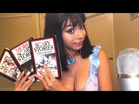 ASMR Reading Scary Stories to Tell in the Dark🖤Reading you to Sleep