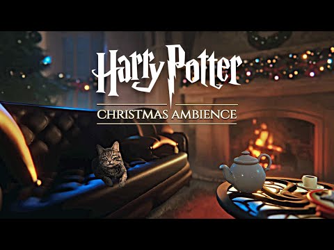 Ravenclaw ◈ Christmas Night at Hogwarts 🎄 Harry Potter inspired Holiday Ambience & Soft Music