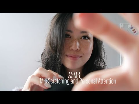 ASMR || Mic Scratching and Personal Attention (invisible triggers)