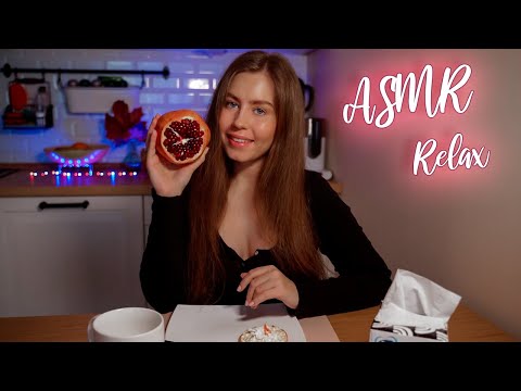 [ASMR] Relaxing Pomegranate Sounds 🍑