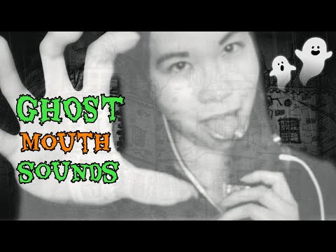 ASMR: FAST Ghost MOUTH SOUNDS (+ Tongue Swirling & Fluttering) 👻👅 [Binaural, No Talking]