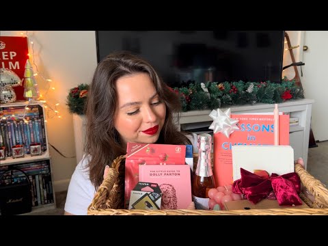 asmr with a basket of goodies 🍒 ✨ 🎀 ☁️