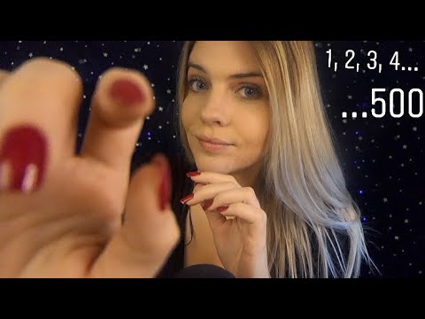 ASMR | Hand Movements, Face touching & Brushing + Pluie 🌧