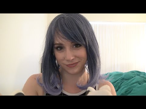 [ASMR] Latex Gloves Ear Playing + Mouth Sounds (No Talking)