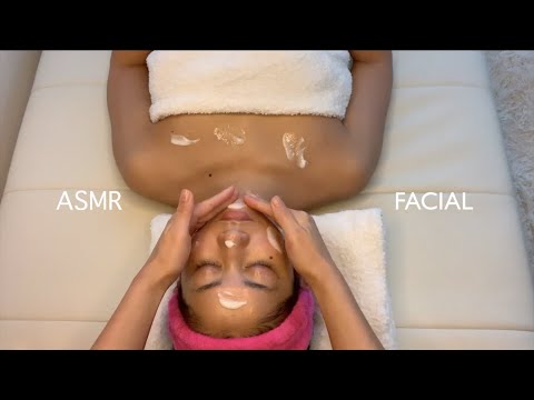 【ASMR】 Facial Massage / フェイシャルマッサージ【音フェチ】No Talking