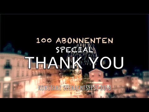 [ASMR] 100 Abonnenten SPECIAL THANK YOU 🎆😍🎆 Best Firework Ever Seenachtsfest Konstanz am Bodensee