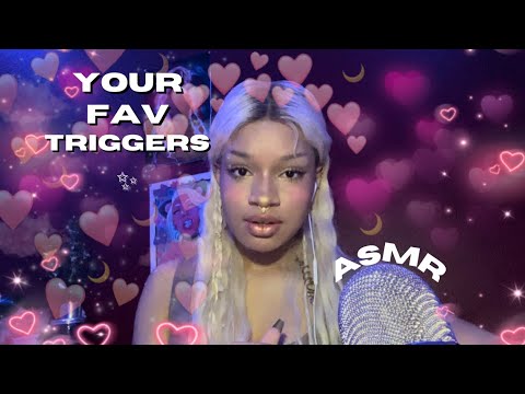 YOUR Favorite Triggers! ASMR for sleep, fast aggressive, scratching, mouth sounds personal attention