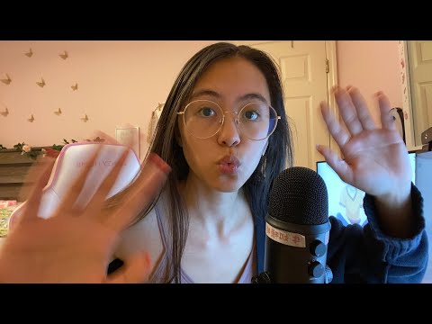 ASMR | Chaotic Fast Hand Sounds, Mouth Sounds, and Rambles