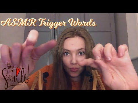 ASMR - Trigger Word Repetition/Tracing/Hand Movements & Personal Attention