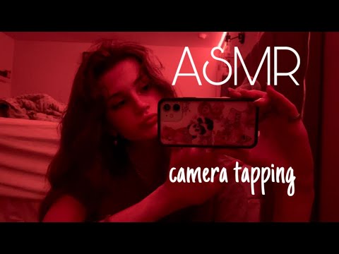 *ASMR* tapping and scratching on the camera