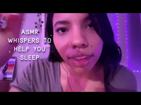 ASMR | Motivational Whispers To Help You Fall Asleep With Gentle Hand Movements 🌸