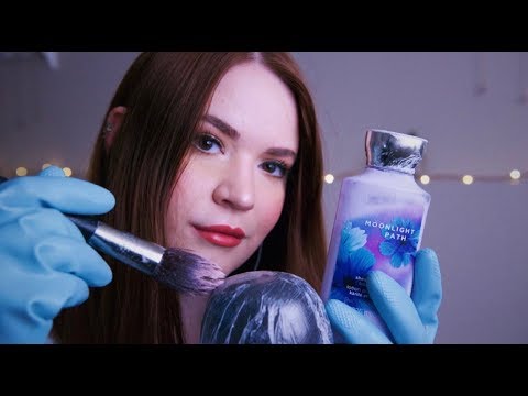 [ASMR] 💤🌟  Plastic Wrap on Mic with Lotion & Gloves