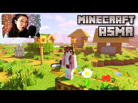 Minecraft ASMR ⛏️ Going on a Relaxing, CRAZY Adventure Together in Survival! 💎 Close up whispers