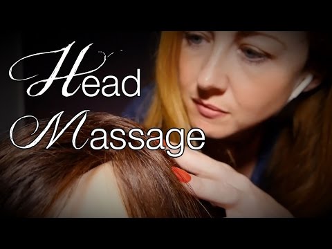 Binaural ASMR Head Massage & Hair Play | Synthetic & Real Hair Sounds